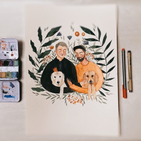 Ilustracja rodzinna - obrazek 4