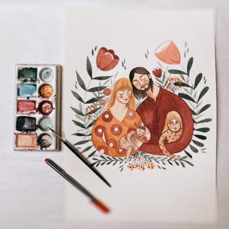Ilustracja rodzinna - obrazek 6