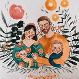 Ilustracja rodzinna