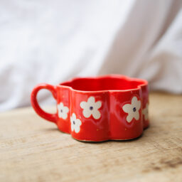 Kubek Kwiat czerwony 280ml