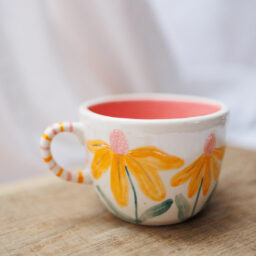 Kubek w jeżówki 305ml