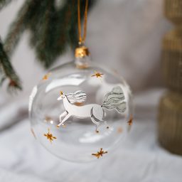 Bombka w jednorożce 12cm