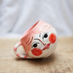 Kubek Piegus różowy 220ml