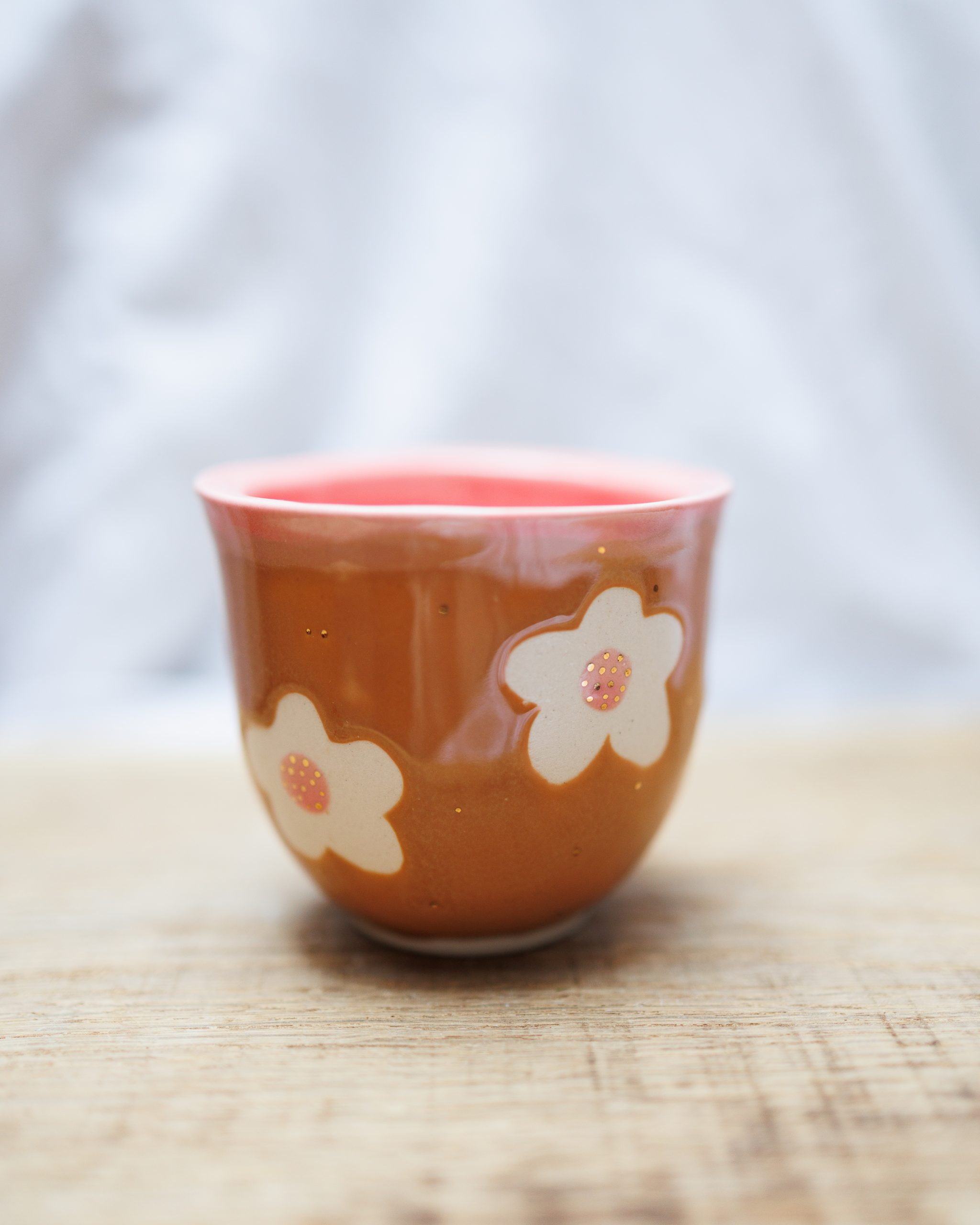 Czarka Łączka różowo-brązowa 170ml - obrazek 2