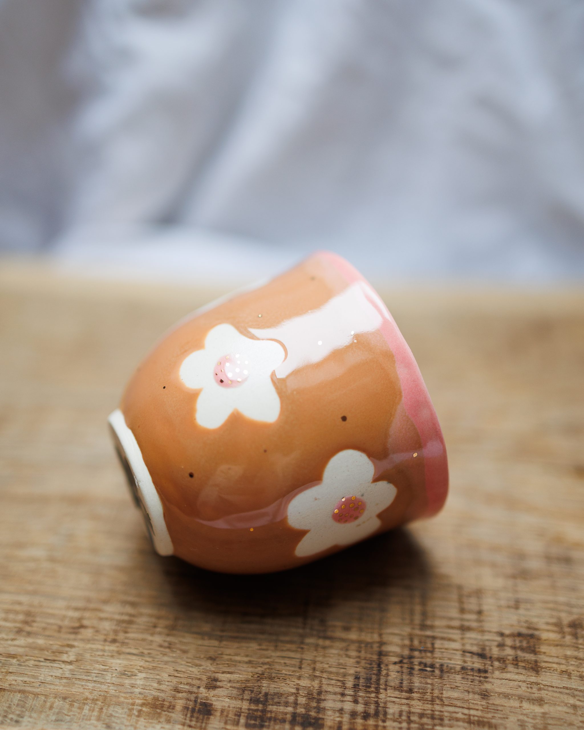 Czarka Łączka różowo-brązowa 170ml - obrazek 3