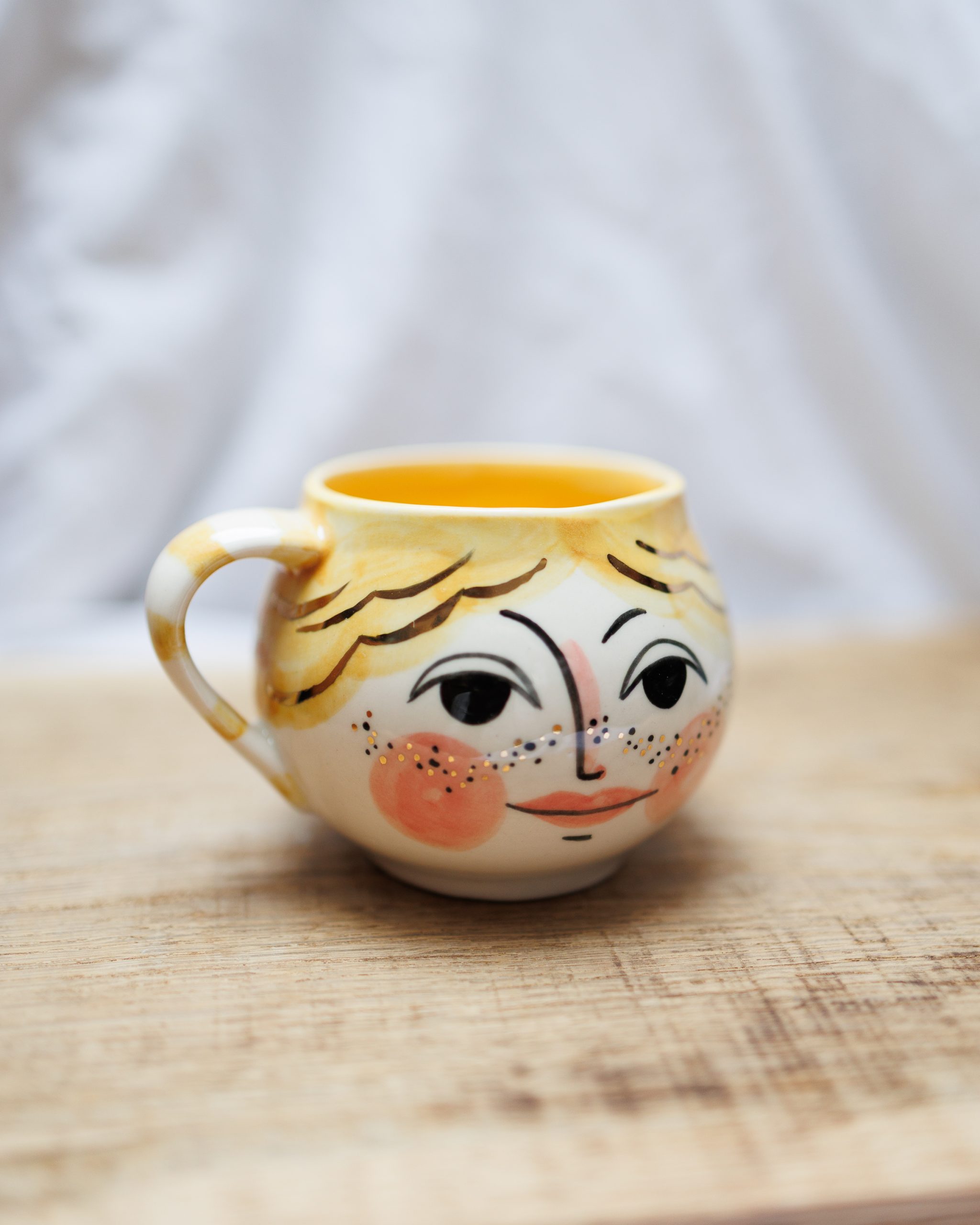 Kubek Piegus żółty 220ml - obrazek 3