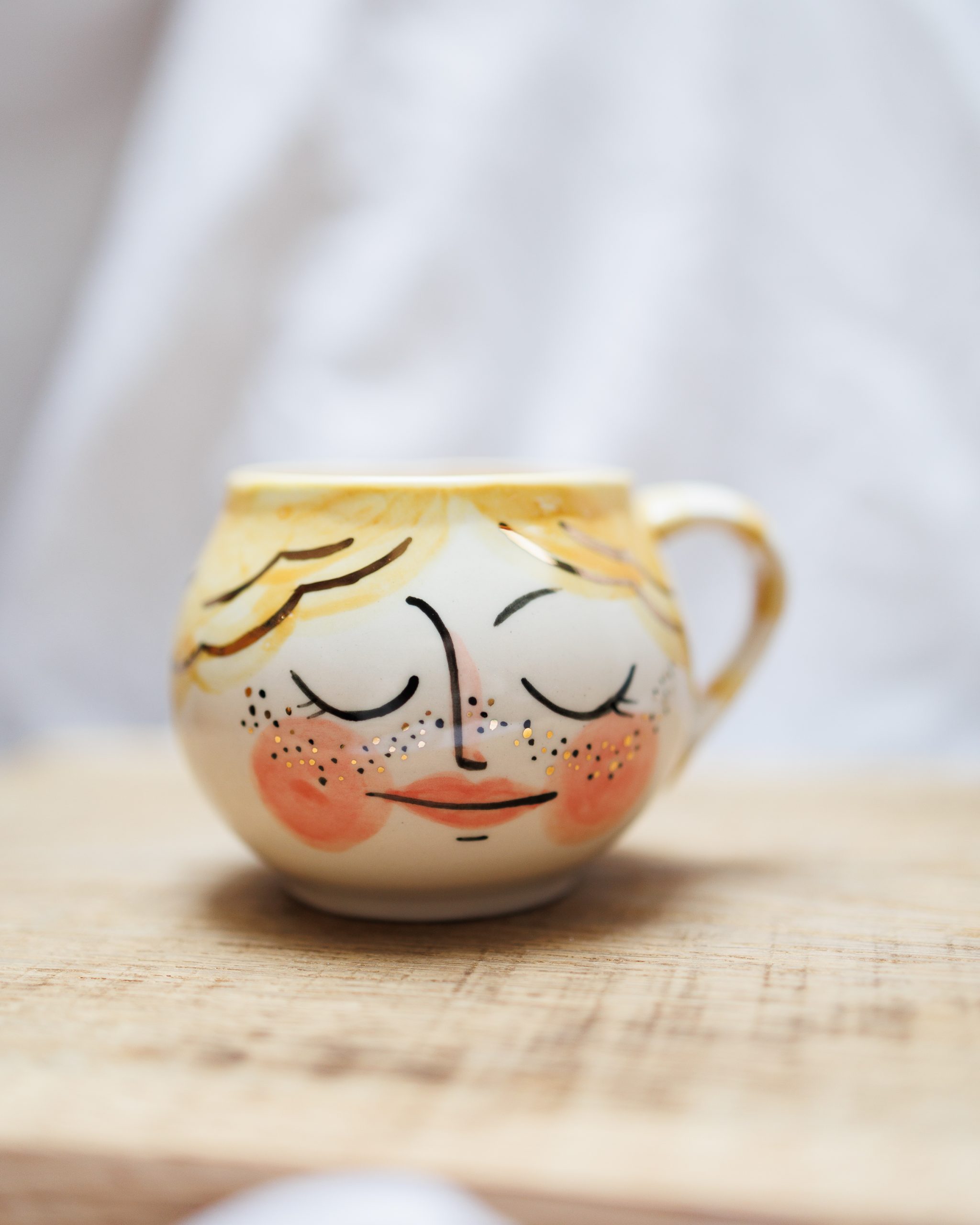 Kubek Piegus żółty 220ml