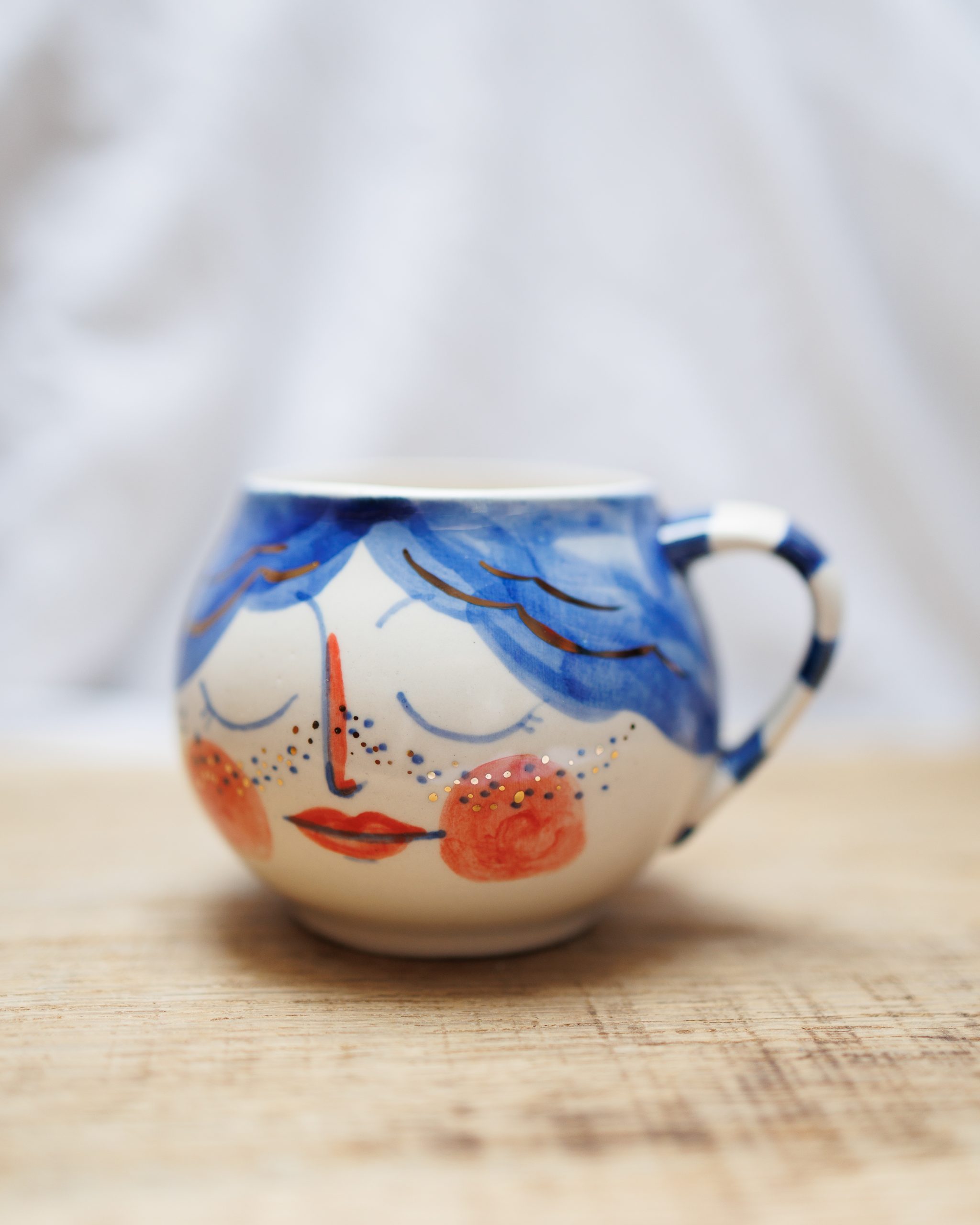 Kubek Piegus kobaltowy 215ml