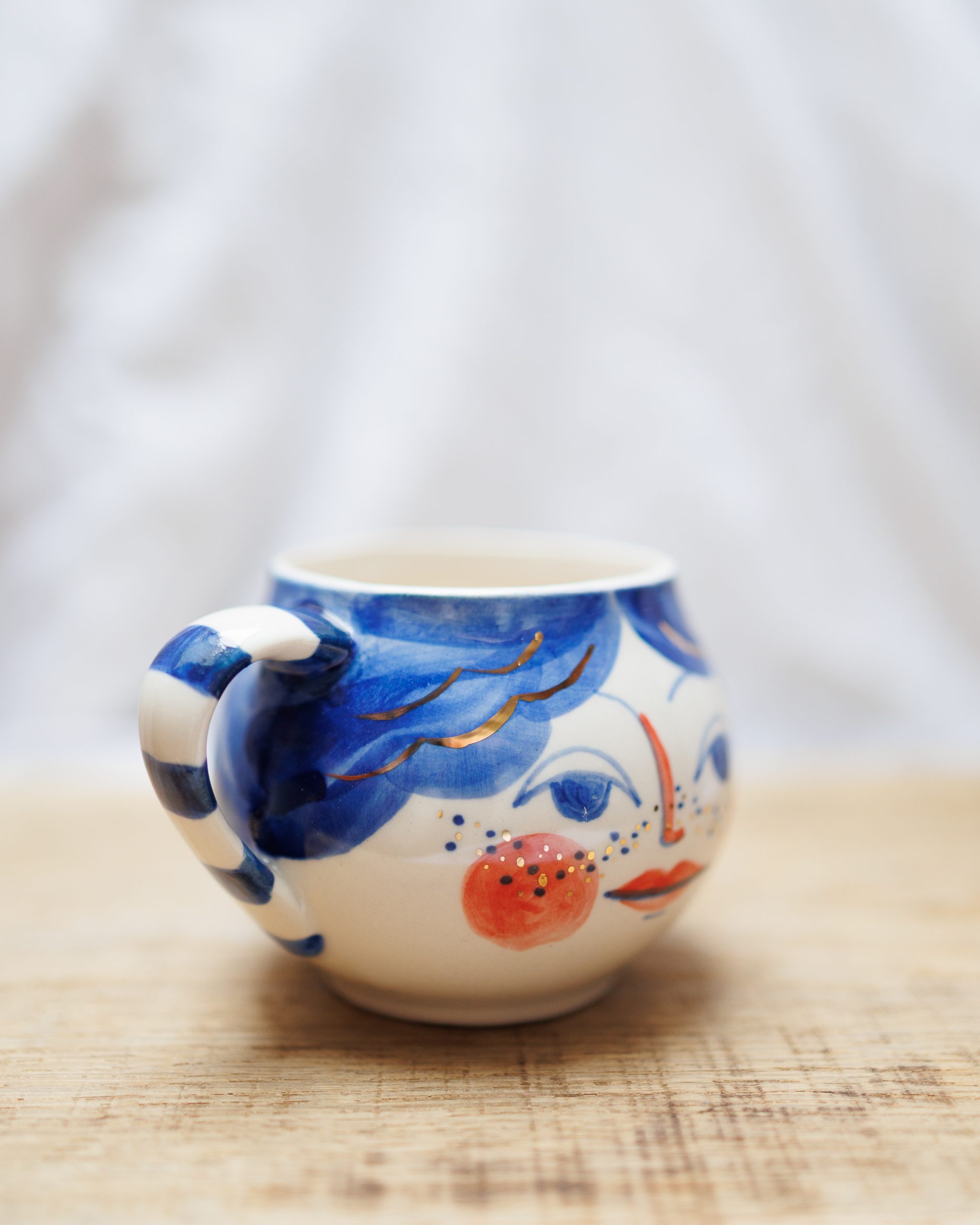 Kubek Piegus kobaltowy 215ml - obrazek 4