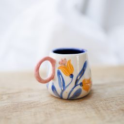 Filiżanka na espresso w dzwonki 75ml